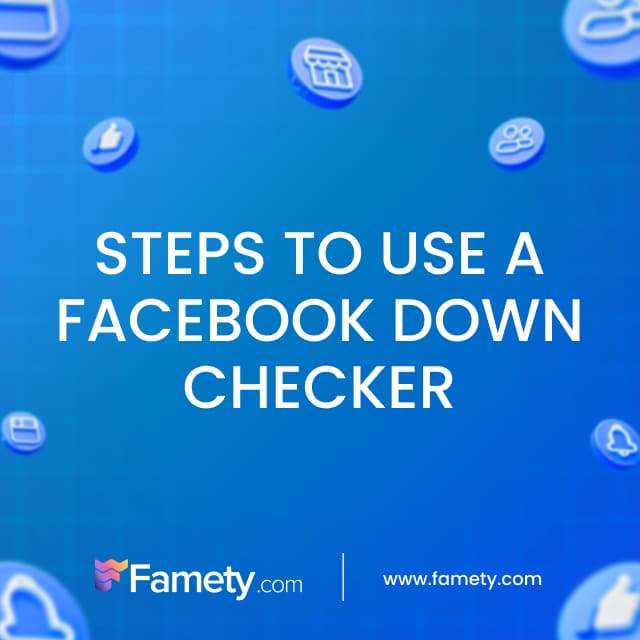 steps to use a facebook down checker