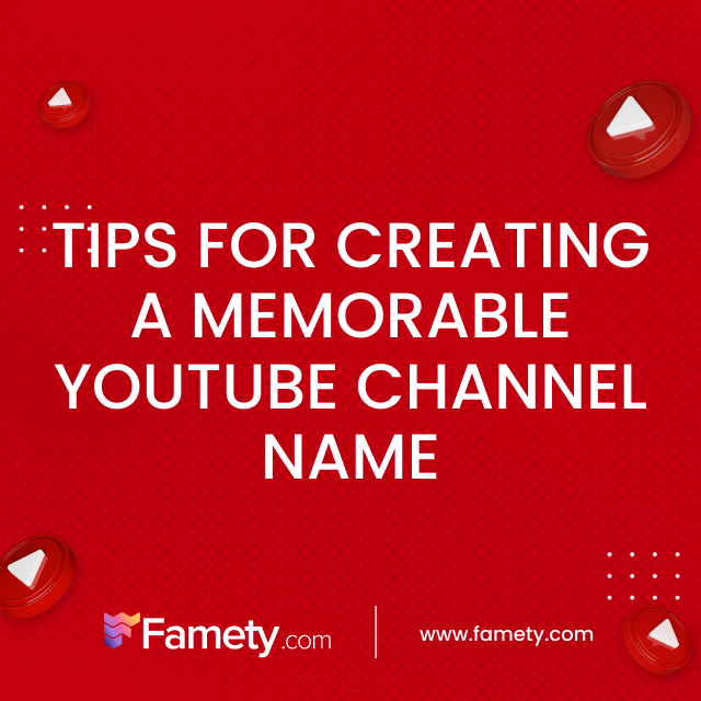 tips for creating a memorable youtube channel name