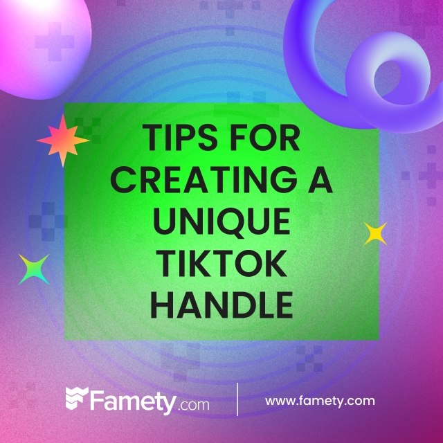 Tips for Creating a Unique TikTok Handle