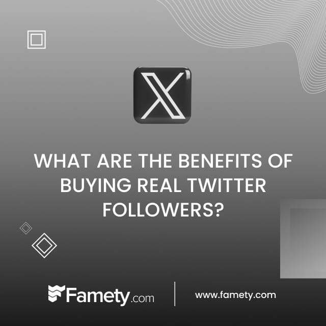 what are the benefits of buying real followers