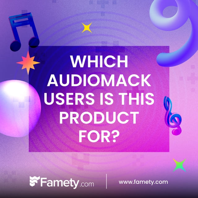 which audiomack users is this product for