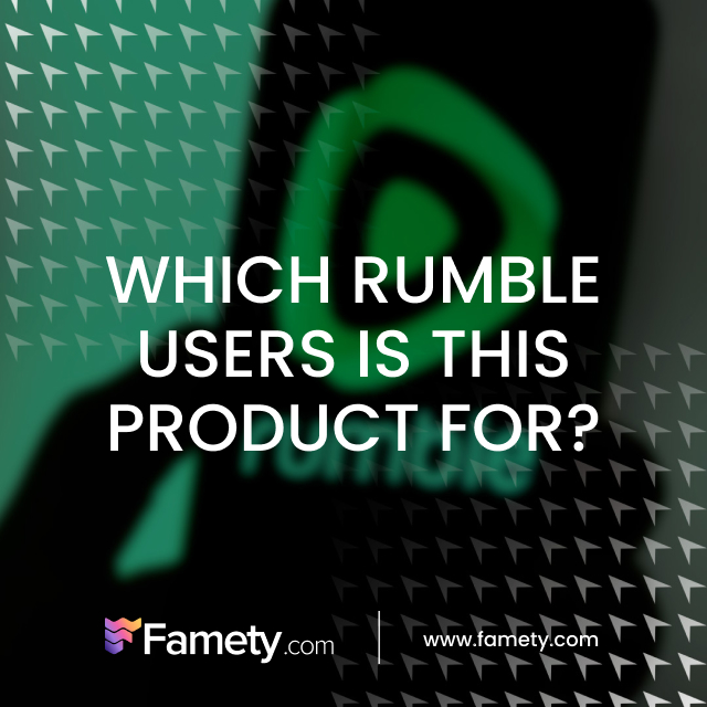 which rumble users is this product for