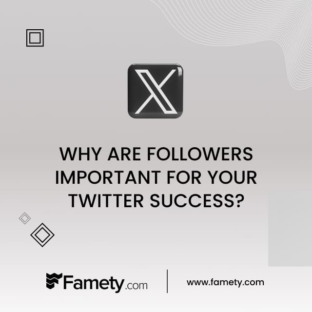 why are twitter followers important for success