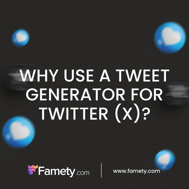 why use a tweet generator for twitter (x)